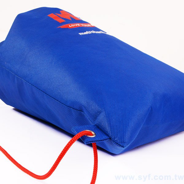 不織布束口後背包-厚度90G-尺寸W29.5*H41.5-雙色單面-可客製化印刷LOGO_6